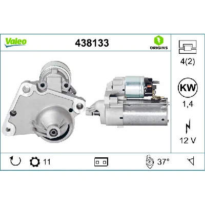 Starter VALEO VAL438133 IC-C114D8