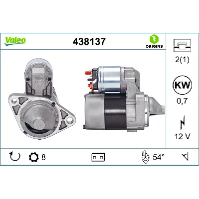 Starter VALEO VAL438137 IC-C11509