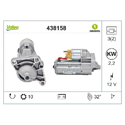 Starter VALEO VAL438158 IC-C1150C