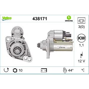 Starter VALEO VAL438171 IC-C114C5