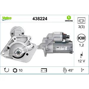 Starter VALEO VAL438224 IC-C079F5