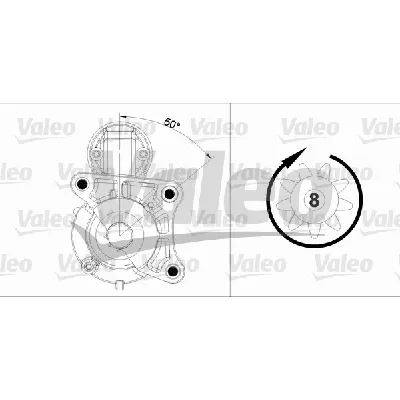 Starter VALEO VAL458179 IC-BE6C02
