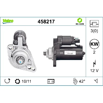Starter VALEO VAL458217 IC-BE6BF6