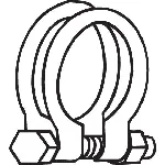 Stezni element, izduvni sistem BOSAL BOS250-454 IC-453131