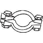 Stezni element, izduvni sistem BOSAL BOS254-386 IC-453163