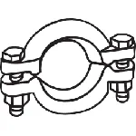 Stezni element, izduvni sistem BOSAL BOS254-702 IC-453104