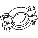 Stezni element, izduvni sistem BOSAL BOS254-787 IC-432233