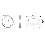 Stezni element, izduvni sistem DINEX DIN21895 IC-C6CC44