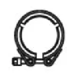 Stezni element, izduvni sistem DINEX DIN51958 IC-DE8AE8