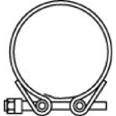 Stezni element, izduvni sistem DINEX DIN68850 IC-9B46A1