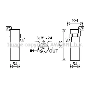 Sušač, klima-uređaj AVA COOLING MSD598 AVA IC-G0RK5Q