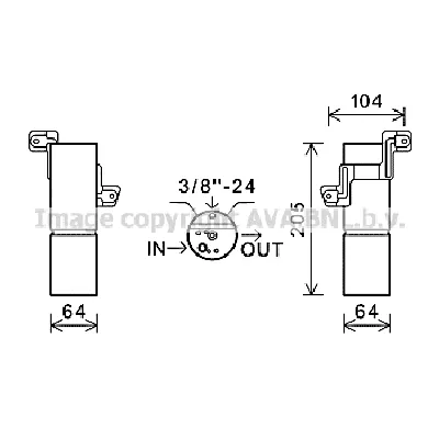 Sušač, klima-uređaj AVA COOLING MSD598 AVA IC-G0RK5Q