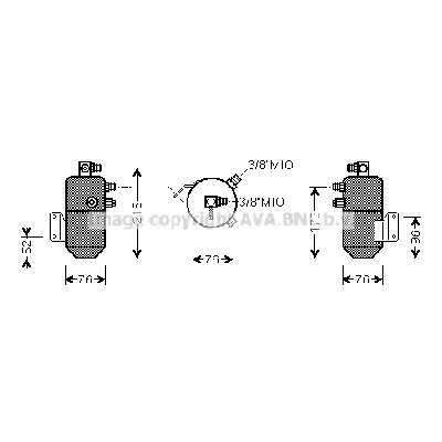 Sušač, klima-uređaj AVA COOLING VLD031 AVA IC-G0RK85