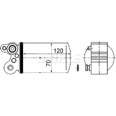 Sušač, klima-uređaj MAHLE AD 101 000S IC-G0LMZ5