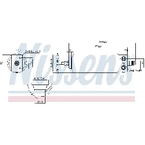 Sušač, klima-uređaj NISSENS NIS 95039 IC-9D29A5