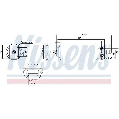 Sušač, klima-uređaj NISSENS NIS 95039 IC-9D29A5
