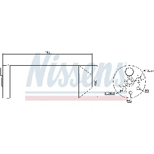 Sušač, klima-uređaj NISSENS NIS 95070 IC-9D29C0