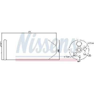 Sušač, klima-uređaj NISSENS NIS 95070 IC-9D29C0