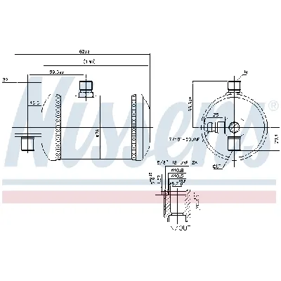 Sušač, klima-uređaj NISSENS NIS 95100 IC-9D29D7