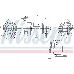 Sušač, klima-uređaj NISSENS NIS 95109 IC-9D29DE