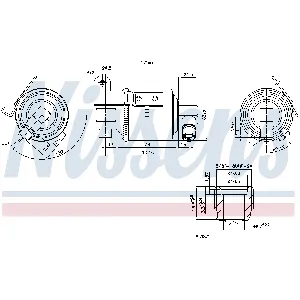 Sušač, klima-uređaj NISSENS NIS 95109 IC-9D29DE