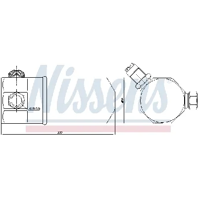 Sušač, klima-uređaj NISSENS NIS 95117 IC-9D29E1