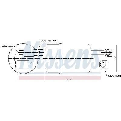 Sušač, klima-uređaj NISSENS NIS 95134 IC-9D29EB