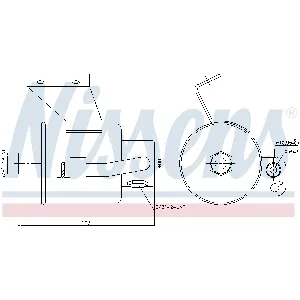 Sušač, klima-uređaj NISSENS NIS 95182 IC-9D2A13