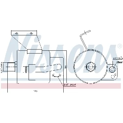 Sušač, klima-uređaj NISSENS NIS 95182 IC-9D2A13