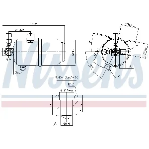 Sušač, klima-uređaj NISSENS NIS 95234 IC-9D2A3E