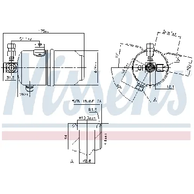 Sušač, klima-uređaj NISSENS NIS 95234 IC-9D2A3E