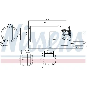 Sušač, klima-uređaj NISSENS NIS 95236 IC-9D2A40
