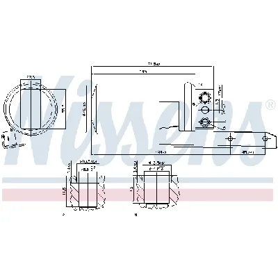 Sušač, klima-uređaj NISSENS NIS 95236 IC-9D2A40
