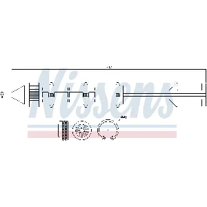 Sušač, klima-uređaj NISSENS NIS 95319 IC-A35A9A