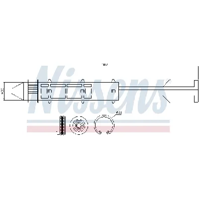 Sušač, klima-uređaj NISSENS NIS 95319 IC-A35A9A