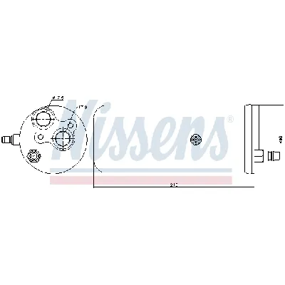 Sušač, klima-uređaj NISSENS NIS 95329 IC-A95E36
