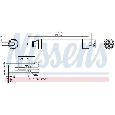 Sušač, klima-uređaj NISSENS NIS 95336 IC-A95E31