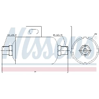 Sušač, klima-uređaj NISSENS NIS 95343 IC-A89F82