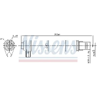 Sušač, klima-uređaj NISSENS NIS 95346 IC-A95E2A