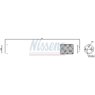 Sušač, klima-uređaj NISSENS NIS 95360 IC-A95E21