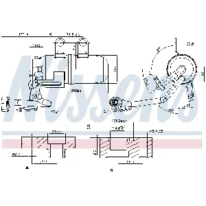 Sušač, klima-uređaj NISSENS NIS 95384 IC-A95E0E