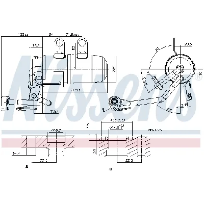 Sušač, klima-uređaj NISSENS NIS 95384 IC-A95E0E