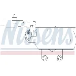 Sušač, klima-uređaj NISSENS NIS 95385 IC-A95E0D