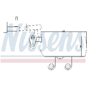 Sušač, klima-uređaj NISSENS NIS 95385 IC-A95E0D