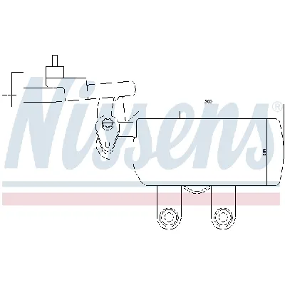 Sušač, klima-uređaj NISSENS NIS 95385 IC-A95E0D