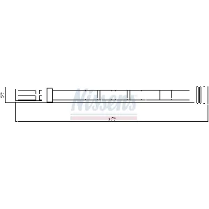 Sušač, klima-uređaj NISSENS NIS 95387 IC-A95E0B