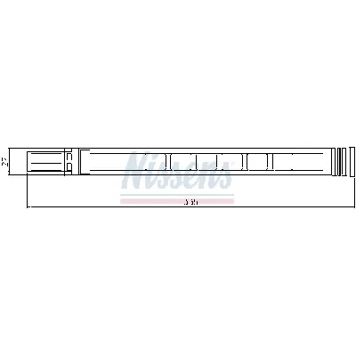 Sušač, klima-uređaj NISSENS NIS 95387 IC-A95E0B