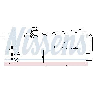 Sušač, klima-uređaj NISSENS NIS 95409 IC-AFE4ED