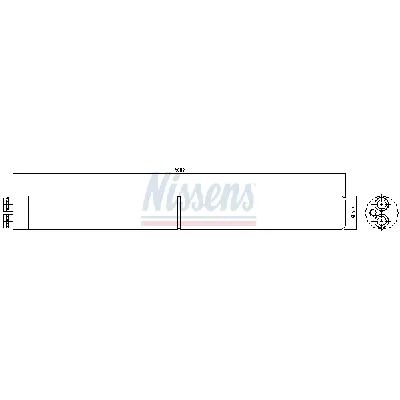 Sušač, klima-uređaj NISSENS NIS 95443 IC-C049CF