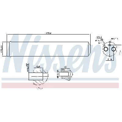 Sušač, klima-uređaj NISSENS NIS 95452 IC-C546B9